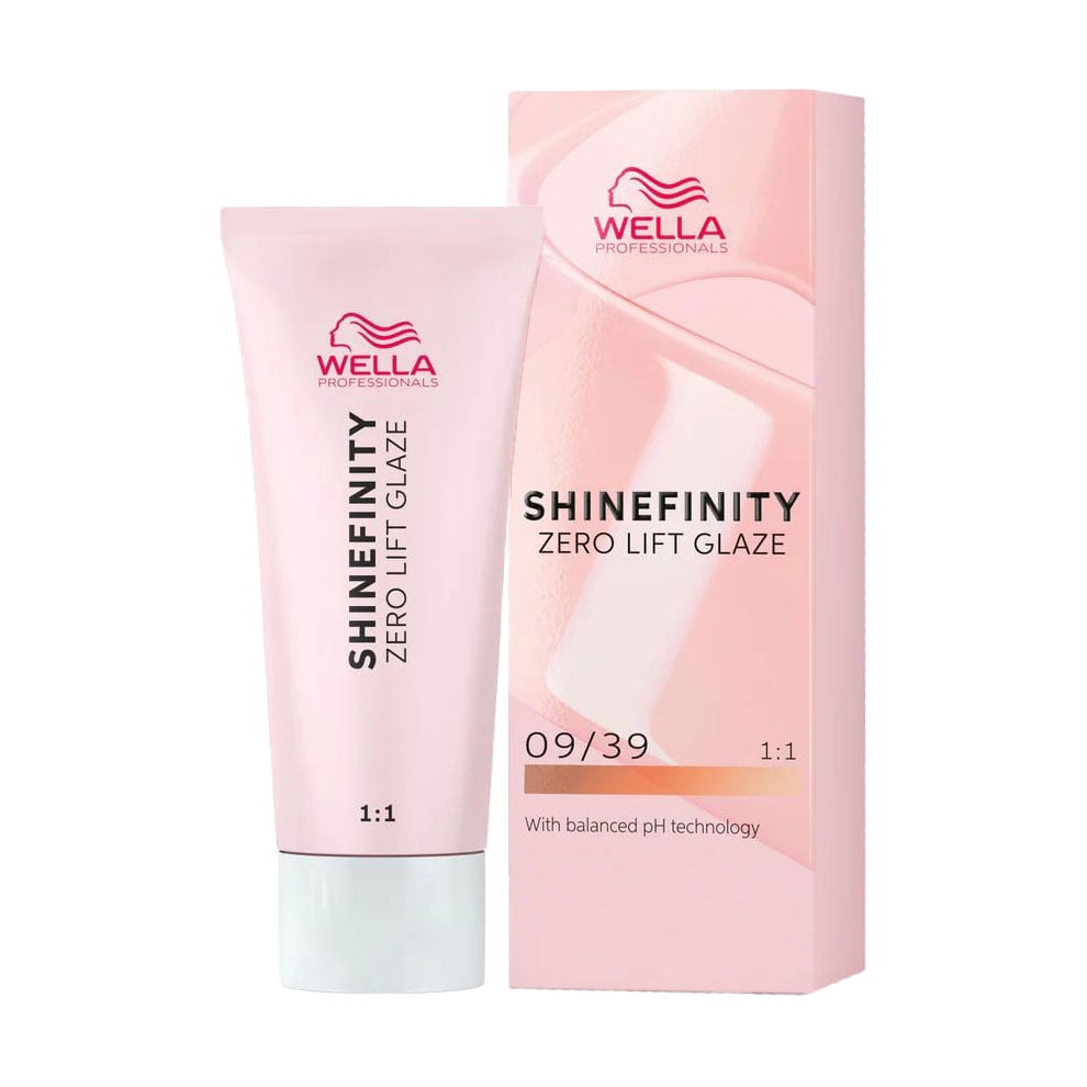 Напівперманентна фарба для волосся Wella Professionals Shinefinity Zero Lift Glaze 09/39 Iridescent Gold, 60 мл
